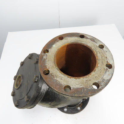 Mueller Steam Model 758 6" Flanged 8-Bolt Cast Y Strainer ANSI Class 125Lb