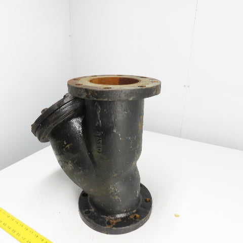 Mueller Steam Model 758 6" Flanged 8-Bolt Cast Y Strainer ANSI Class 125Lb