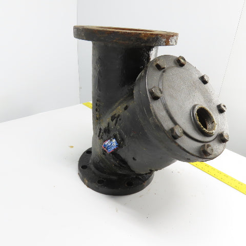 Mueller Steam Model 758 6" Flanged 8-Bolt Cast Y Strainer ANSI Class 125Lb