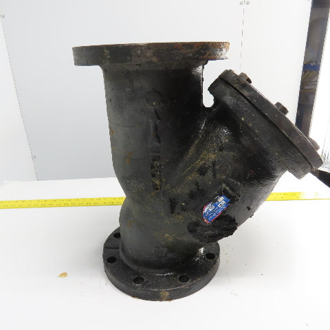Mueller Steam Model 758 6" Flanged 8-Bolt Cast Y Strainer ANSI Class 125Lb