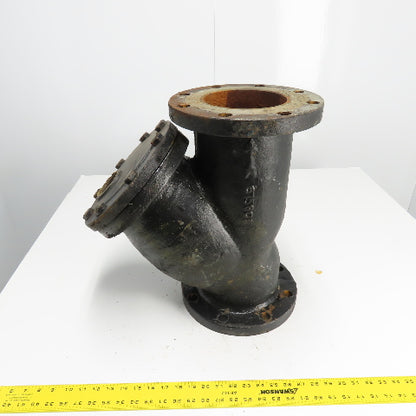 Mueller Steam Model 758 6" Flanged 8-Bolt Cast Y Strainer ANSI Class 125Lb
