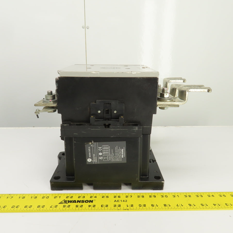 Allen Bradley 500-GO*930 Nema Size 6 Motor Starter Contactor 600VAC 400HP