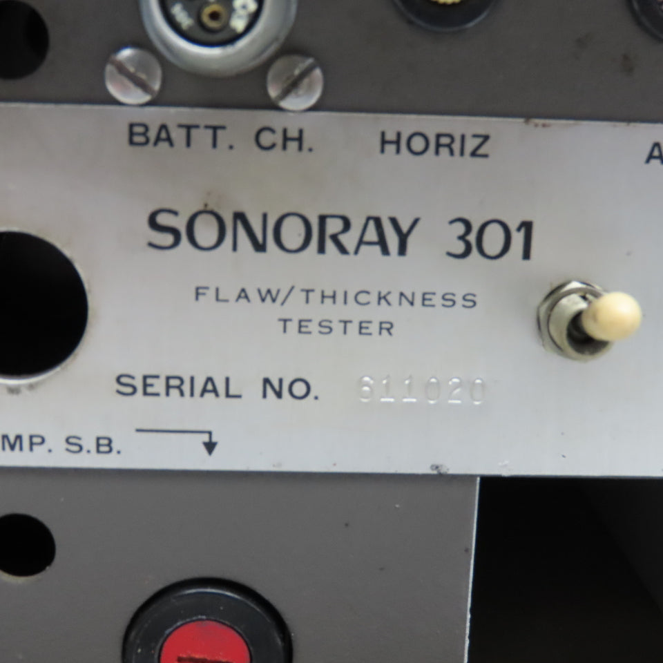 Krautkramer Branson Sonoray 301 Analog Flaw/Thickness Tester