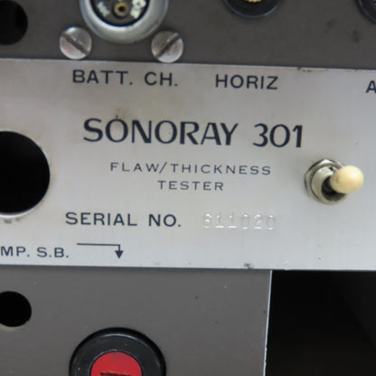 Krautkramer Branson Sonoray 301 Analog Flaw/Thickness Tester