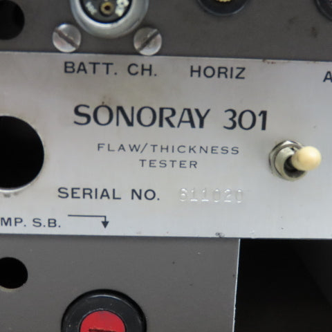Krautkramer Branson Sonoray 301 Analog Flaw/Thickness Tester