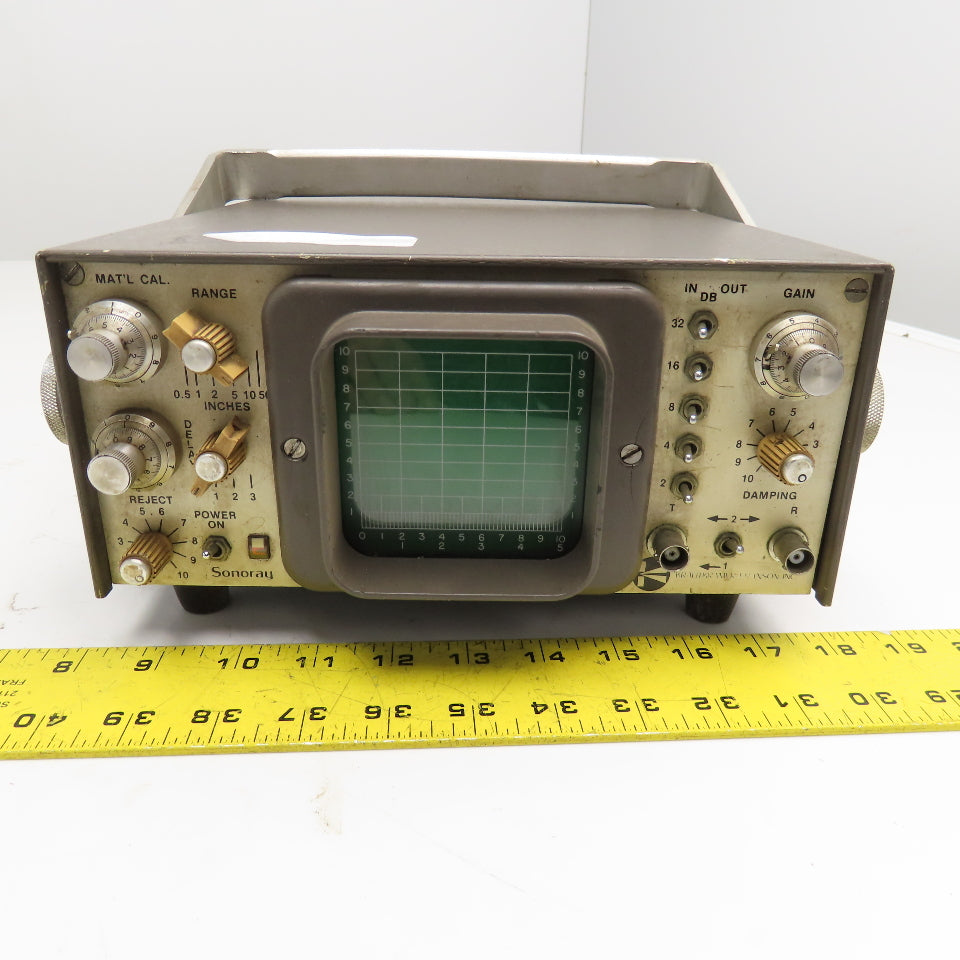 Krautkramer Branson Sonoray 301 Analog Flaw/Thickness Tester