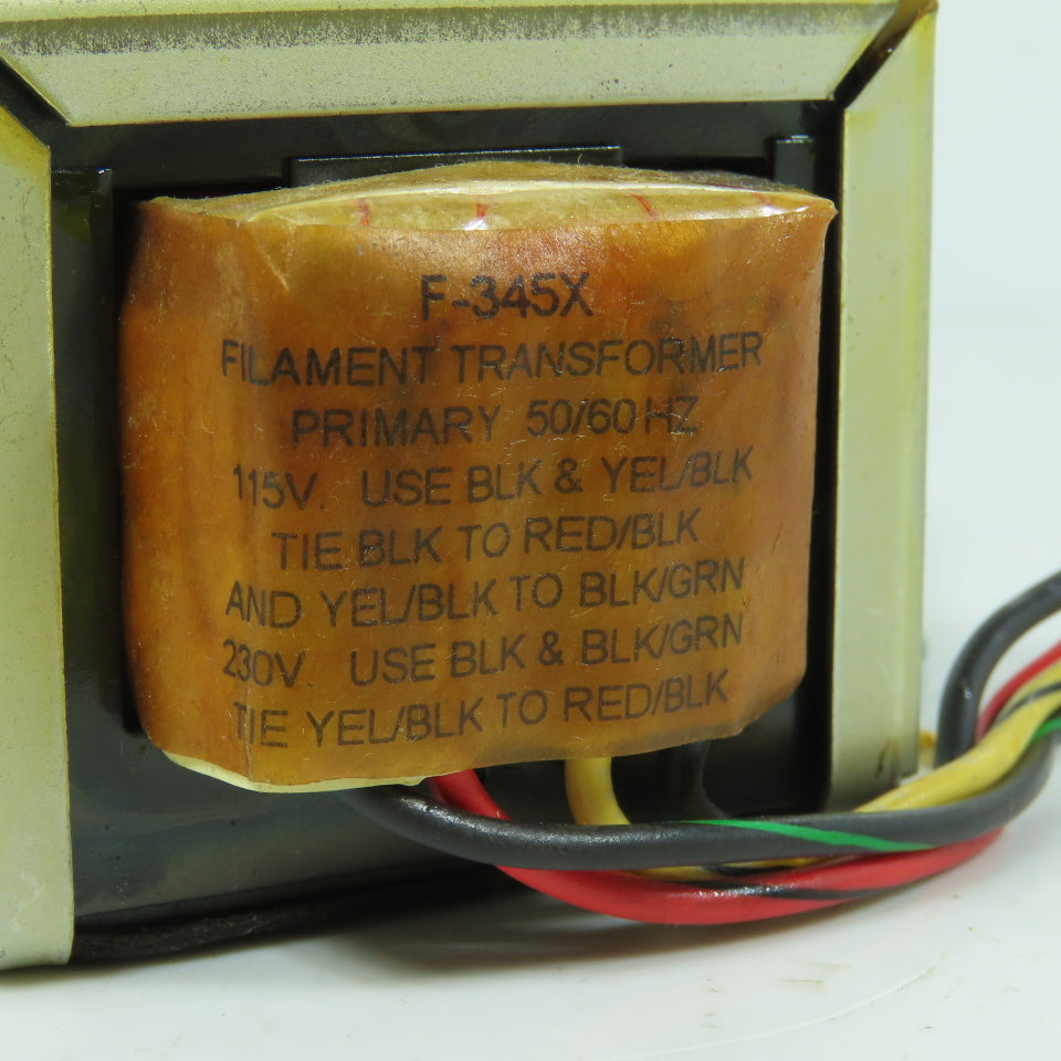 Magnetek Triad F-345X Filament Transformer Pri 115V Sec 24V CT