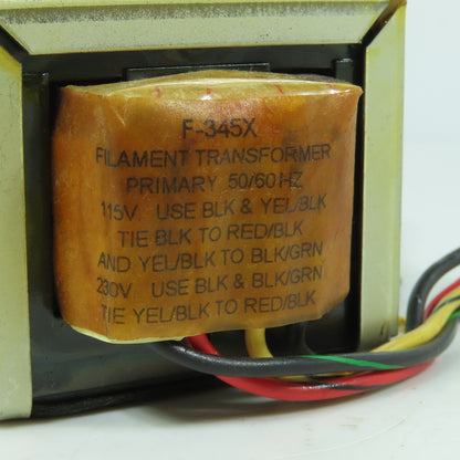 Magnetek Triad F-345X Filament Transformer Pri 115V Sec 24V CT