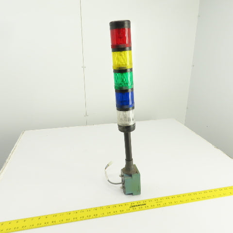 Allen Bradley 855T-BPM25 Stack Light 5 Indicators White Blue, Green, Yellow, Red