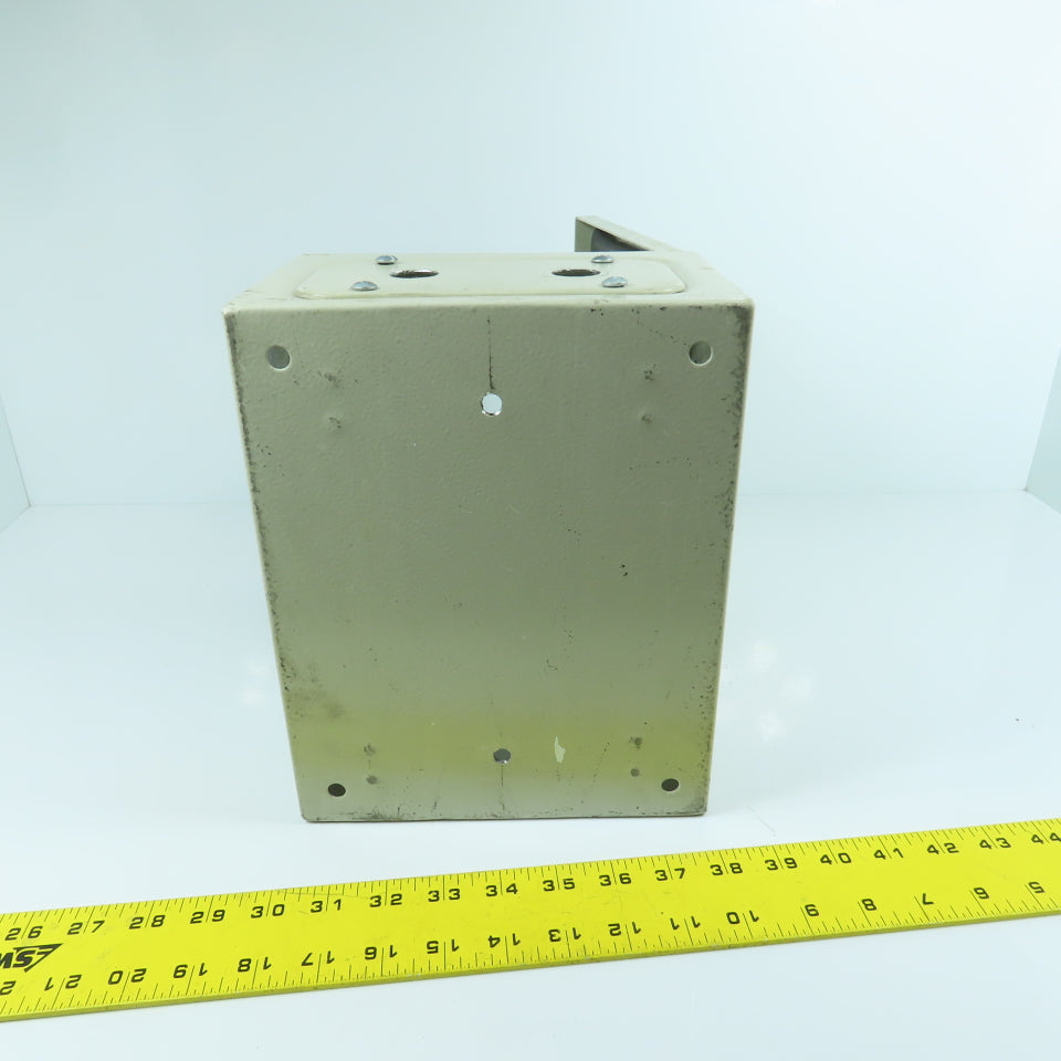 9-3/4" x 7-3/4" x 5" Steel Electrical Enclosure W/ Hinged Door (No Backplate)