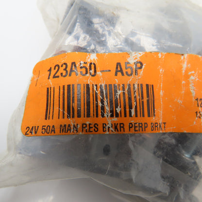 Eaton 123A50-A5P Shortstop 24V 50A Circuit Breaker 24VDC G36 15A Lot Of 2