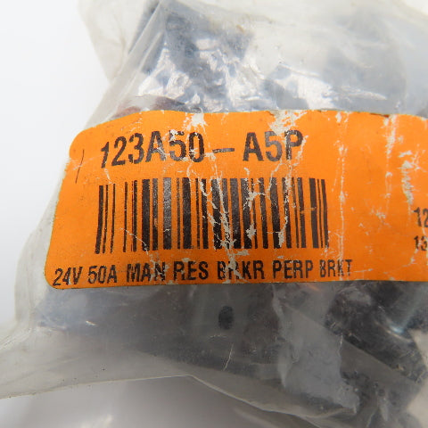Eaton 123A50-A5P Shortstop 24V 50A Circuit Breaker 24VDC G36 15A Lot Of 2