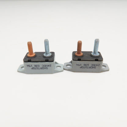 Eaton 123A50-A5P Shortstop 24V 50A Circuit Breaker 24VDC G36 15A Lot Of 2