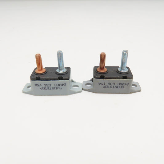 Eaton 123A50-A5P Shortstop 24V 50A Circuit Breaker 24VDC G36 15A Lot Of 2