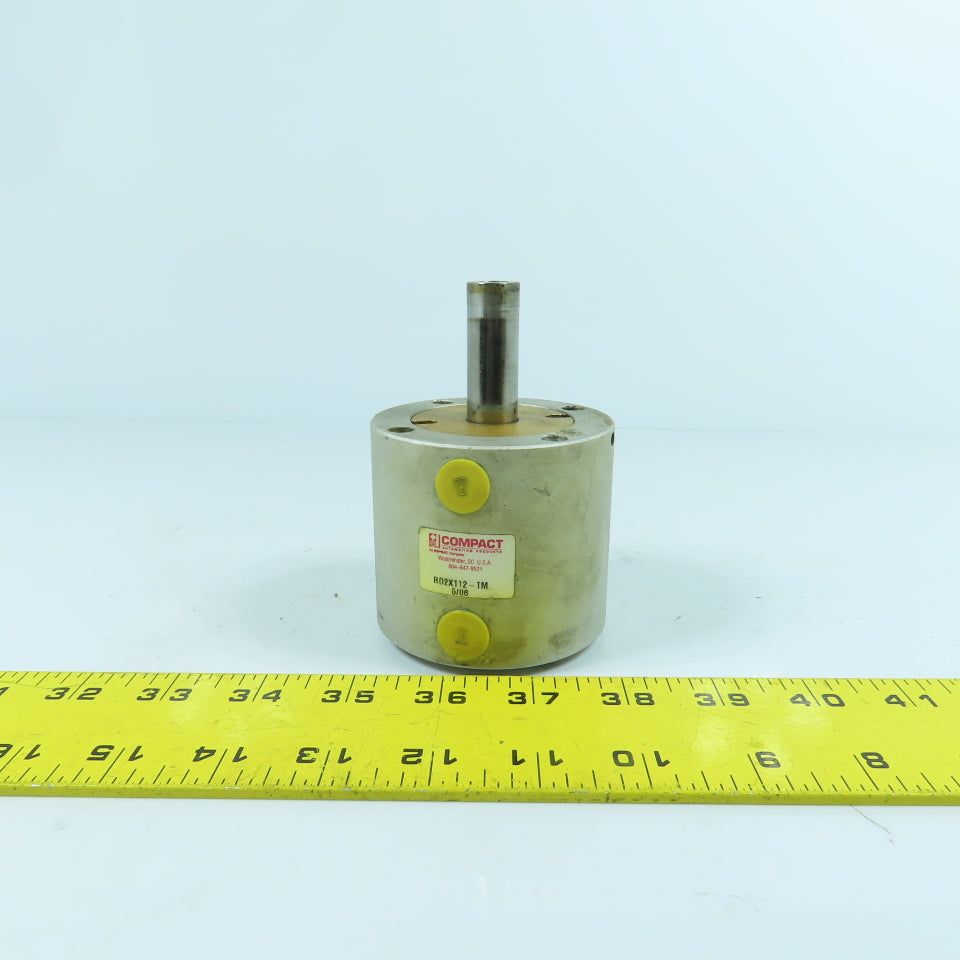 Compact RD2X112-TM Double Ended/Acting Pneumatic Cylinder 1.5" Stroke 2" Bore