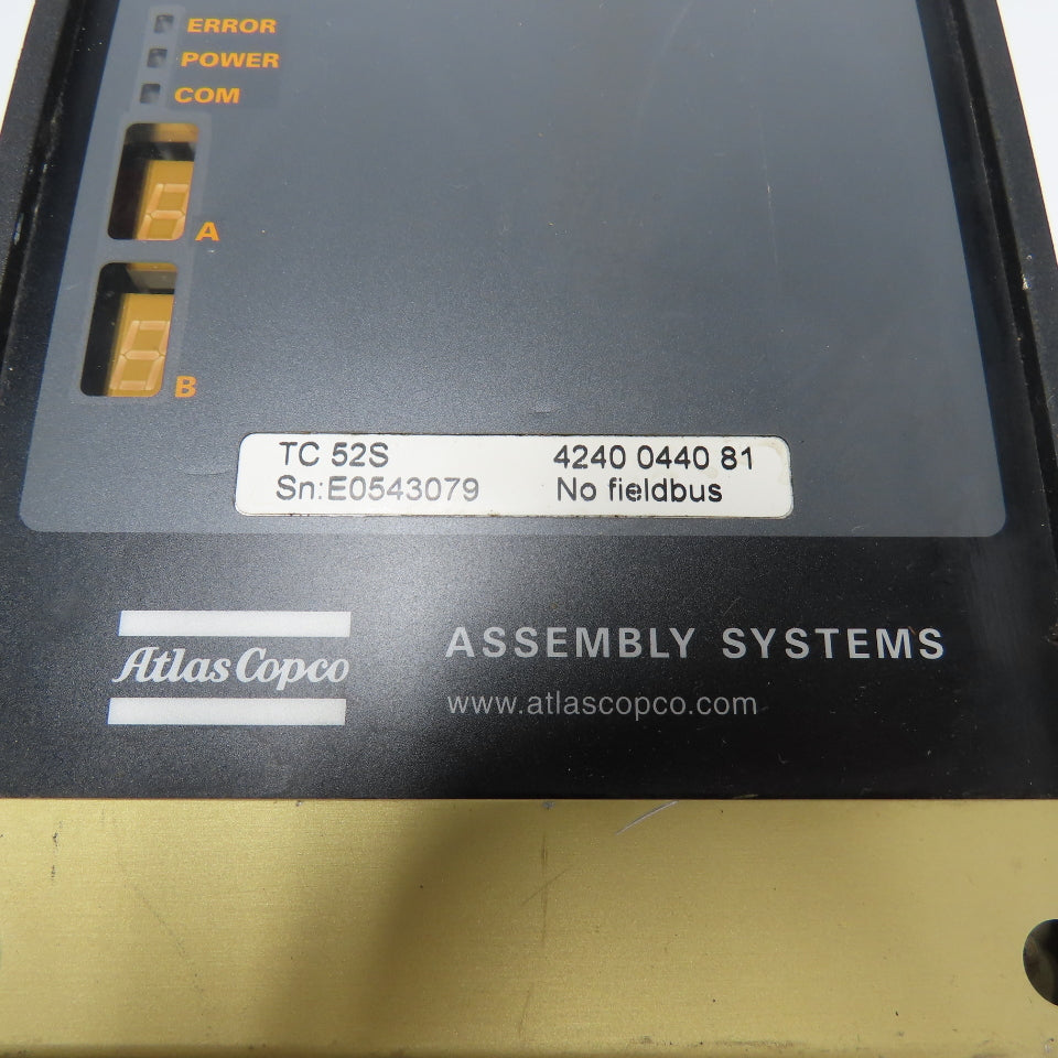 Atlas Copco TC 52S Power Macs Tightening Controller 4240 0440 81