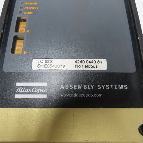Atlas Copco TC 52S Power Macs Tightening Controller 4240 0440 81