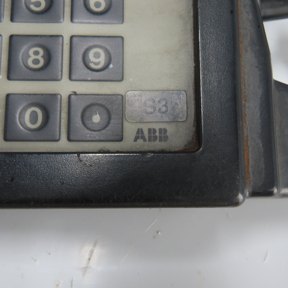 ABB S3 Robot Teach Pendant Controller Operator W/ E-Stop Joysick Control