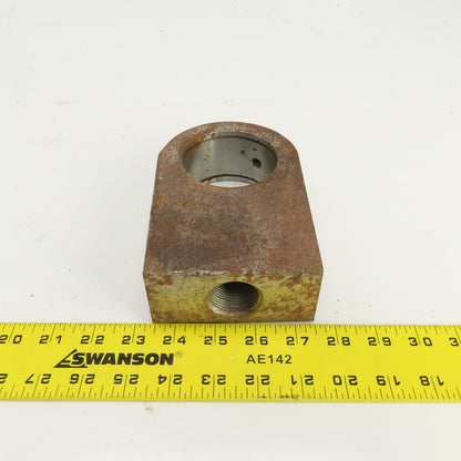 2-13/16" Clevis Bushing Rod Cylinder Rod End 1-3/16"-12 Rod 6-3/8" x 4"