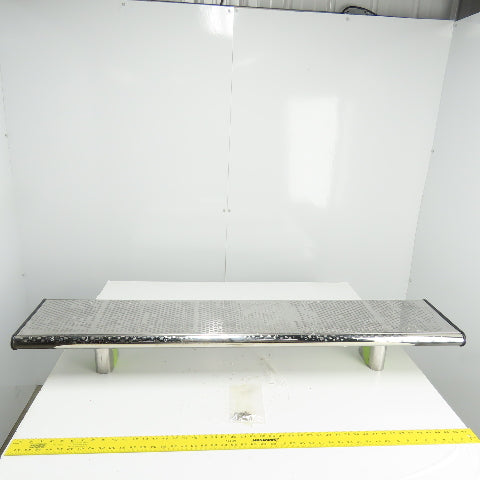 54-3/4" L x 11" W Chrome Truck Wing Cab/Bed Mount 6-1/2" Height