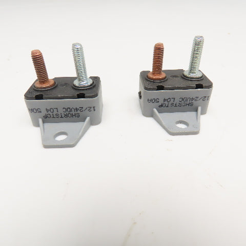 Eaton 123A50-A5P 12/24V 50A Circuit Breaker Lot Of 2
