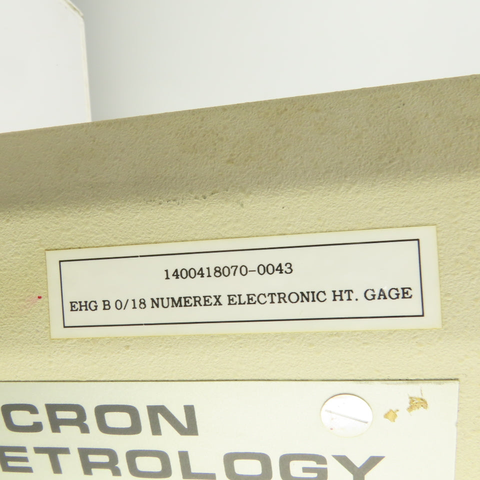 Numerex BRN-18 Micron Metrology Height Gage 18"