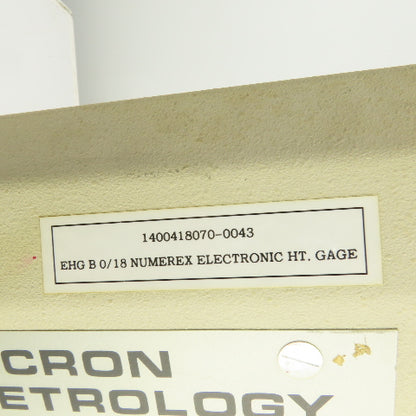 Numerex BRN-18 Micron Metrology Height Gage 18"