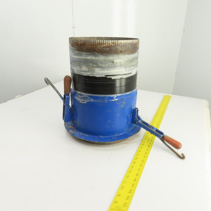 12" x 12-1/2" Duct Coupling Assembly W/ Destaco Toggle Clamps 17-1/4" OAL