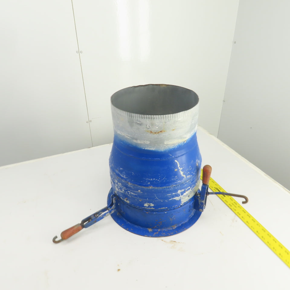 12" x 13-1/2" Duct Coupling Assembly W/ Destaco Toggle Clamps 18-1/2" OAL