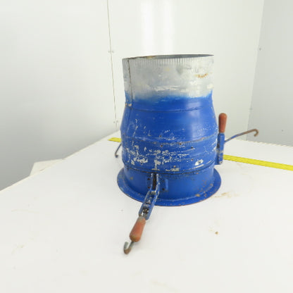12" x 13-1/2" Duct Coupling Assembly W/ Destaco Toggle Clamps 18-1/2" OAL