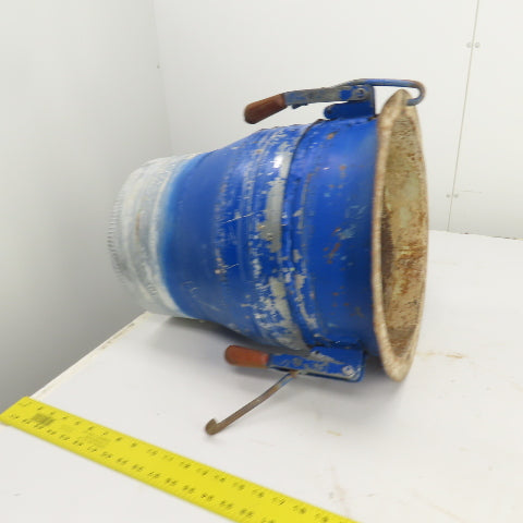 12" x 13-1/2" Duct Coupling Assembly W/ Destaco Toggle Clamps 18-1/2" OAL