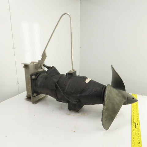 Wilo EMU TR50-2.40-4/8V 4.4HP 3-Blade Submersible Mixer W/Trolley (Parts/Repair)