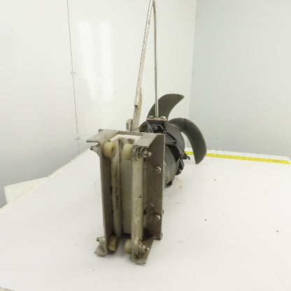 Wilo EMU TR50-2.40-4/8V 4.4HP 3-Blade Submersible Mixer W/Trolley (Parts/Repair)