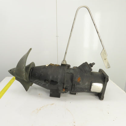 Wilo EMU TR50-2.40-4/8V 4.4HP 3-Blade Submersible Mixer Broken Prop Parts/Repair