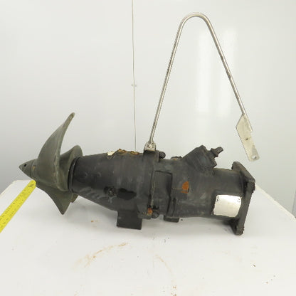 Wilo EMU TR50-2.40-4/8V 4.4HP 3-Blade Submersible Mixer Broken Prop Parts/Repair