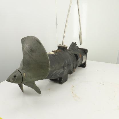 Wilo EMU TR50-2.40-4/8V 4.4HP 3-Blade Submersible Mixer Broken Prop Parts/Repair