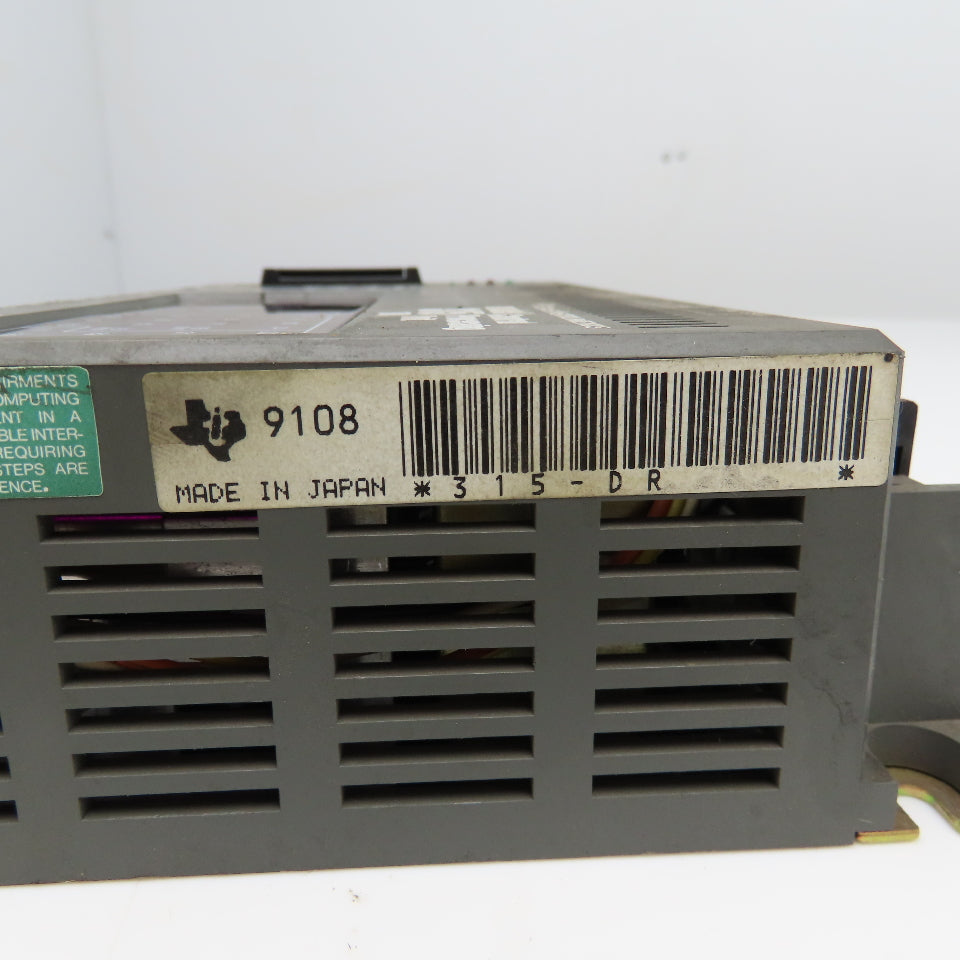 Texas Instruments Model 315DR Central Processing Unit CPU 115/230V