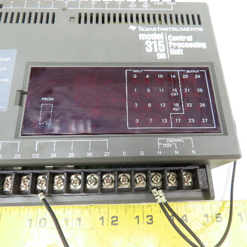 Texas Instruments Model 315DR Central Processing Unit CPU 115/230V