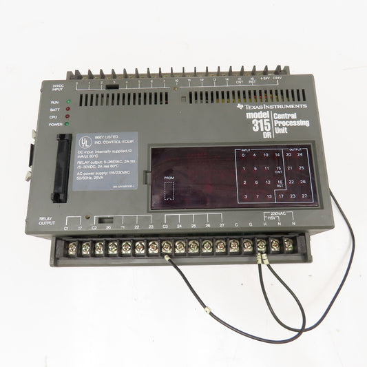 Texas Instruments Model 315DR Central Processing Unit CPU 115/230V