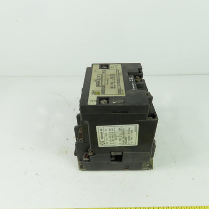 Square D 8502SDO2S Size 2 Ser A Contactor 3Ph 600V 50/60Hz 25Hp 120V Coil
