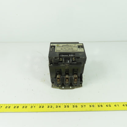 Square D 8502SDO2S Size 2 Ser A Contactor 3Ph 600V 50/60Hz 25Hp 120V Coil