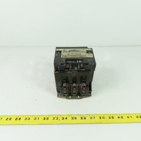 Square D 8502SDO2S Size 2 Ser A Contactor 3Ph 600V 50/60Hz 25Hp 120V Coil