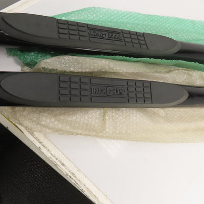 TruckChamp 64" x3" Black Steel Running Board Side Step Nerf Bar Set Of 2