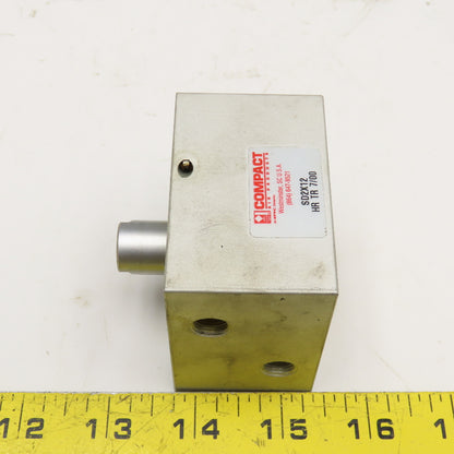 Compact SD2X12 2" Bore x 1/2" Double Stroke Square Body Air Cylinder