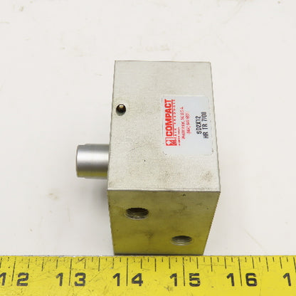 Compact SD2X12 2" Bore x 1/2" Double Stroke Square Body Air Cylinder