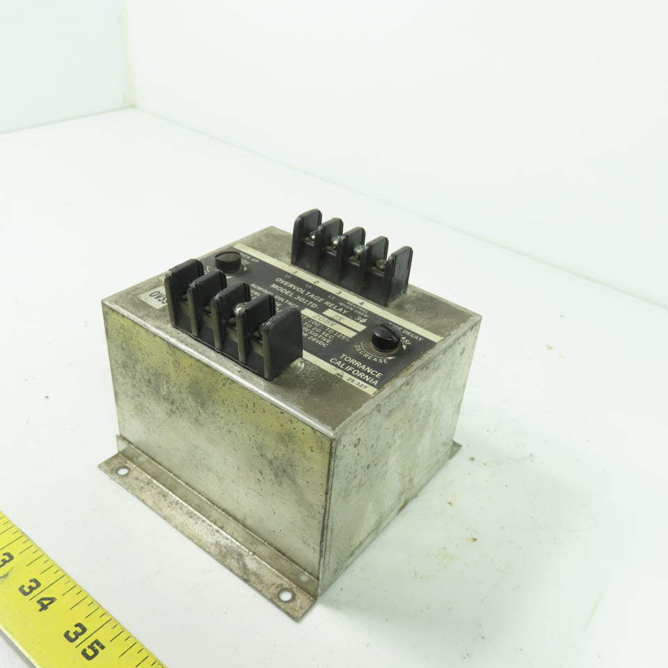 Wilmar 301TD-2X Overvoltage Relay 208V 3Ph 5A