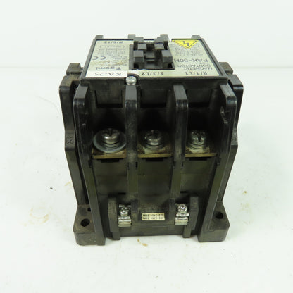 Togami PAK-50H Magnetic Contactor 3Ph 75A 220V Coil