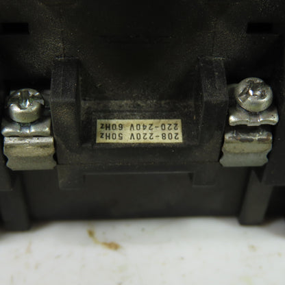 Togami PAK-50H Magnetic Contactor 3Ph 75A 220V Coil