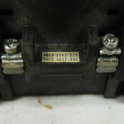 Togami PAK-50H Magnetic Contactor 3Ph 75A 220V Coil