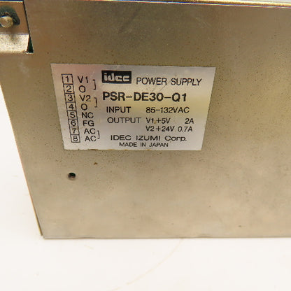 Idec PSR-DE30-Q1 85-132VAC Power Supply +24V +5V